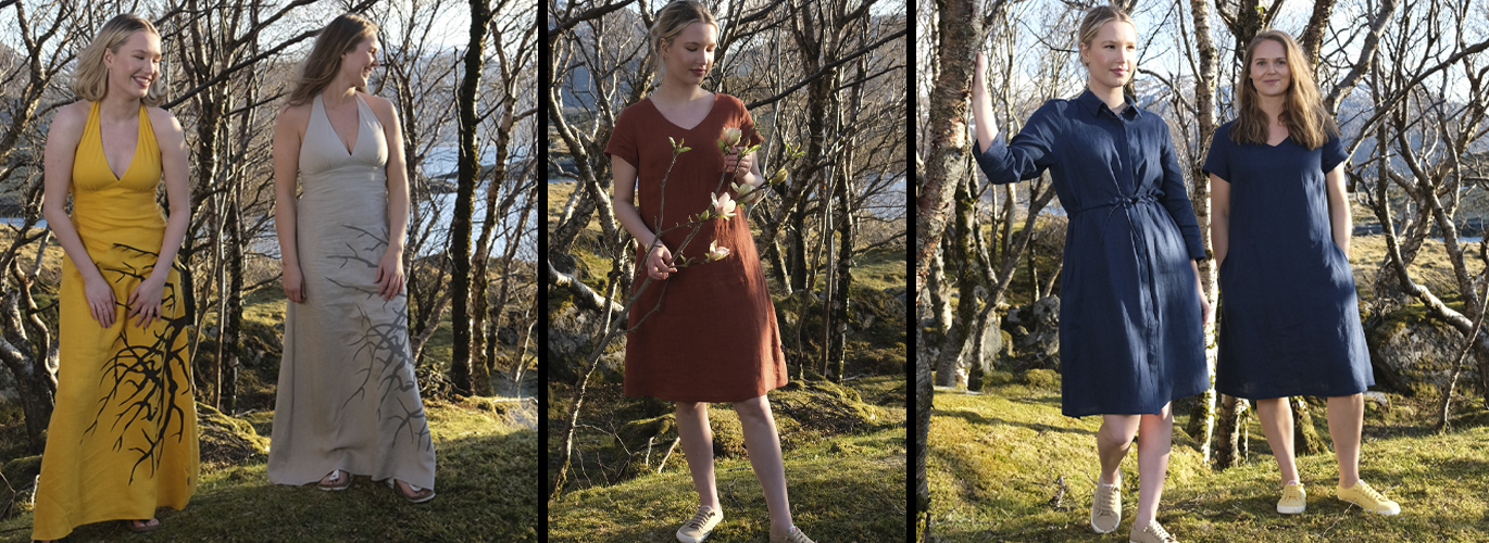Linen dresses from Koko Norway